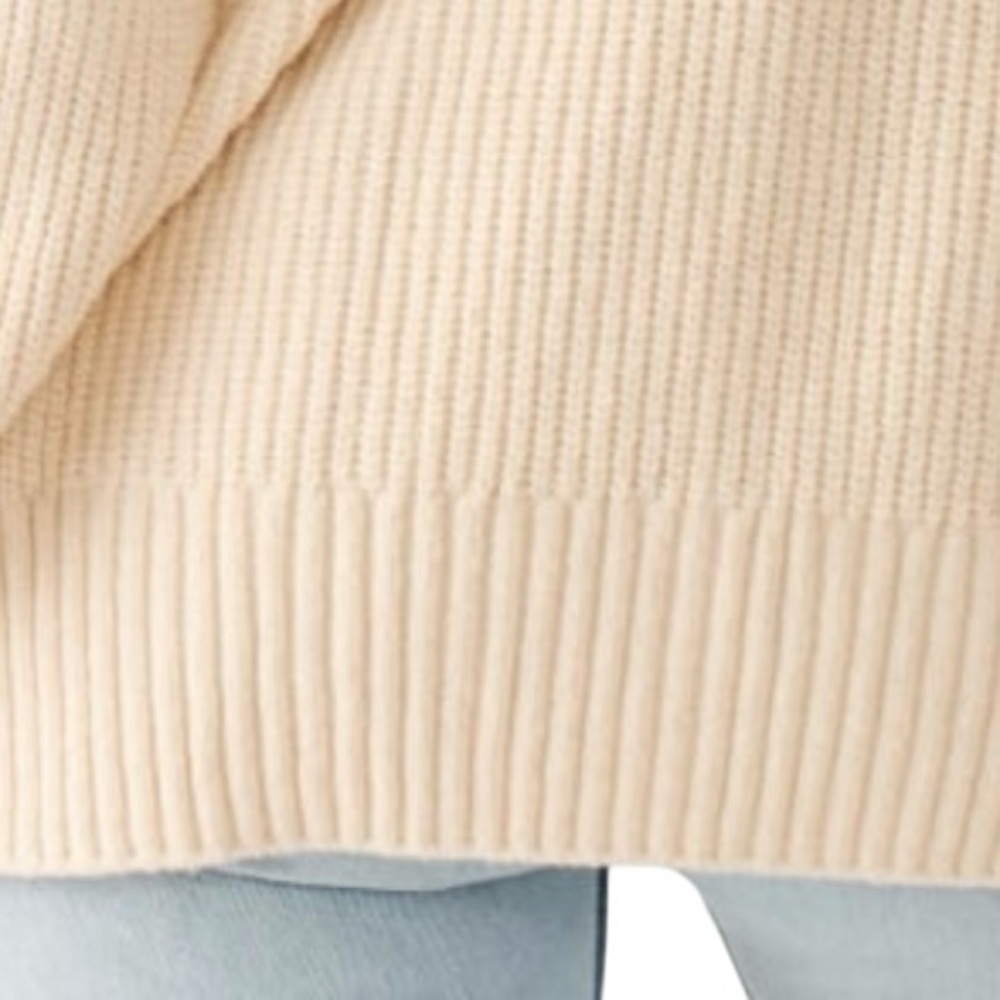 Faherty Boyfriend Cardigan Small Natural / Cream - Picture 12 of 15
